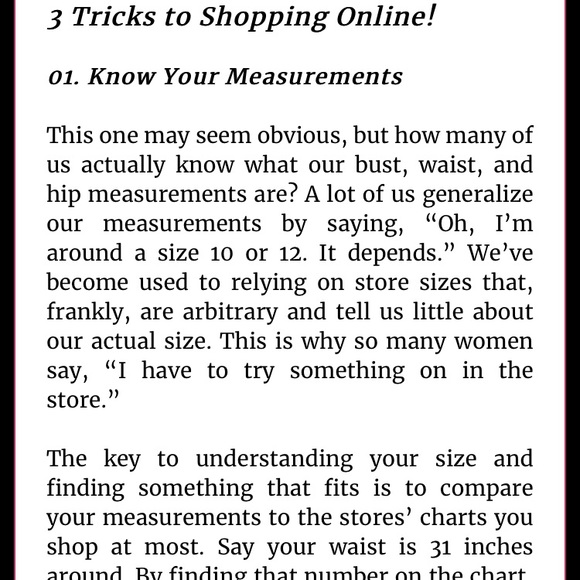 TRICKS TO SHOPPING ONLINE!